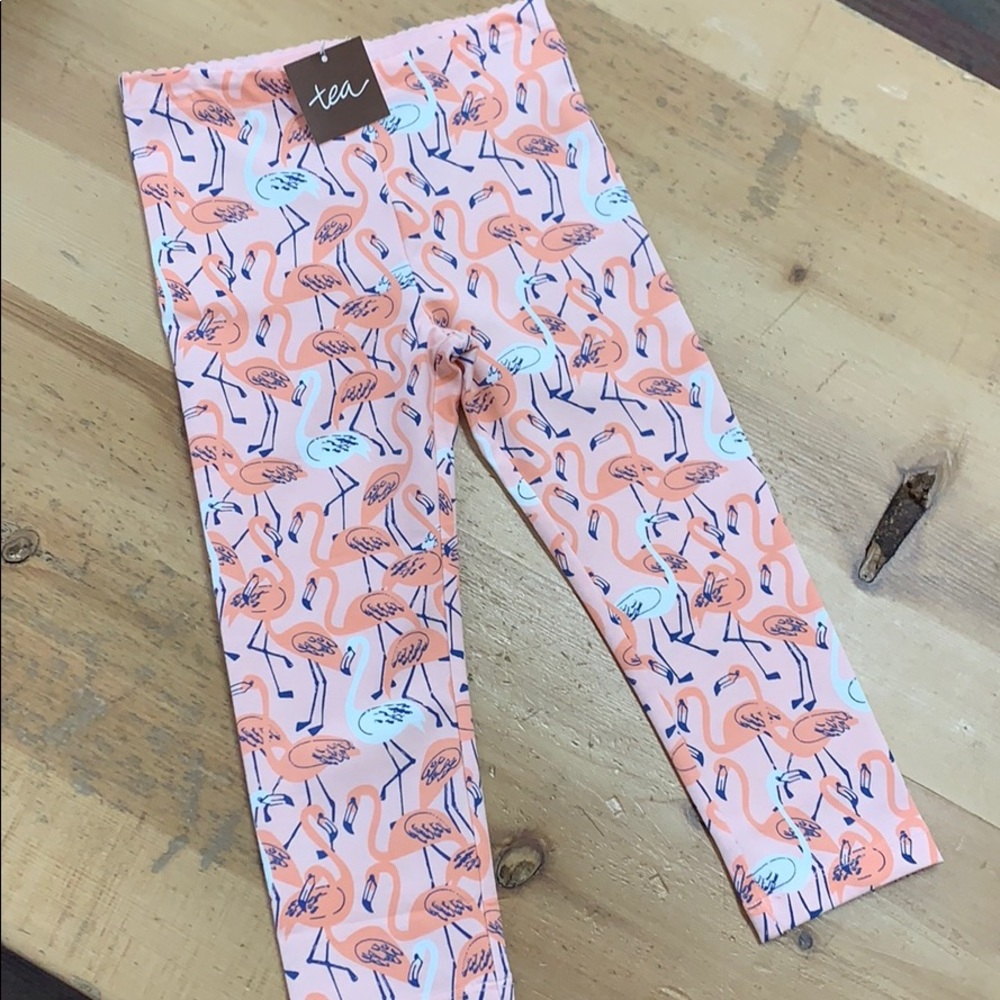 Girls flamingo leggings